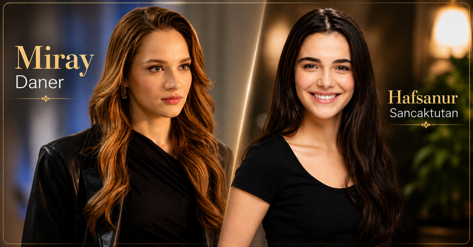 Deniz Can Aktaş alongside women linked to his dating history, including Miray Daner and Hafsanur Sancaktutan, featured in a relationship timeline article.