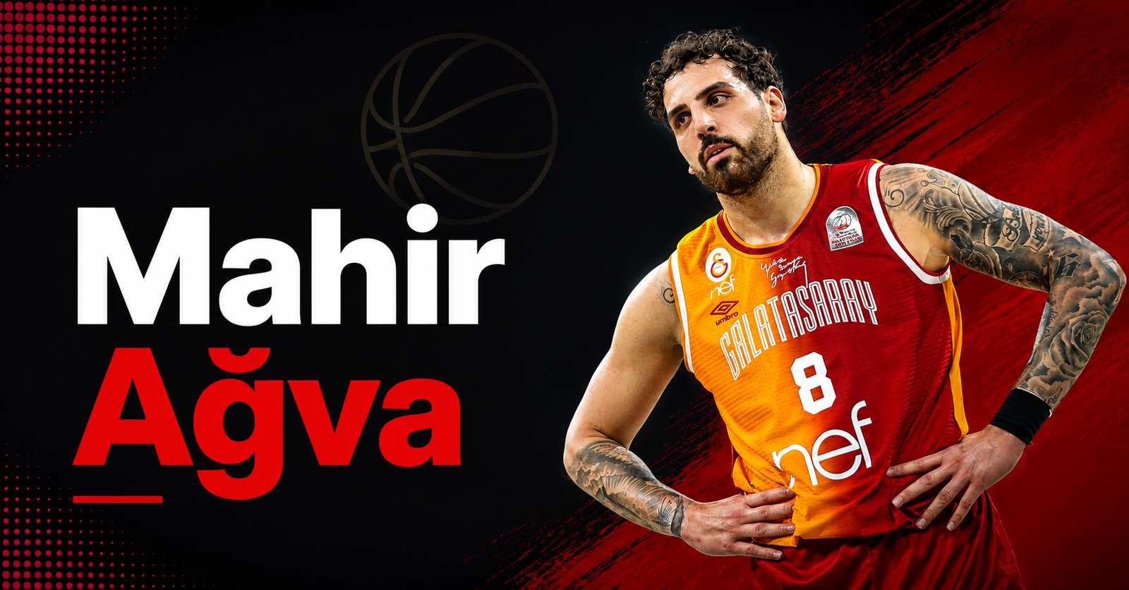 Turkish basketball player Mahir Ağva featured in an article discussing Devrim Özkan's dating rumors and relationship history.