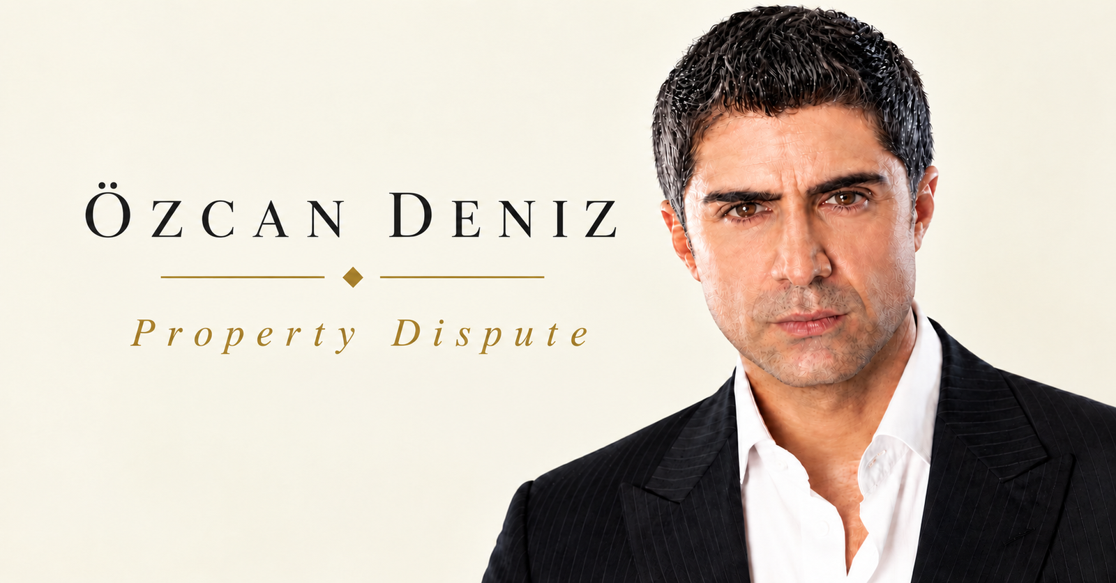 Özcan Deniz in a property dispute
